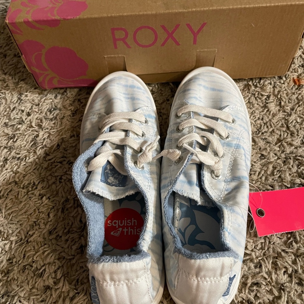 Roxy woman Blue and White Sneakers